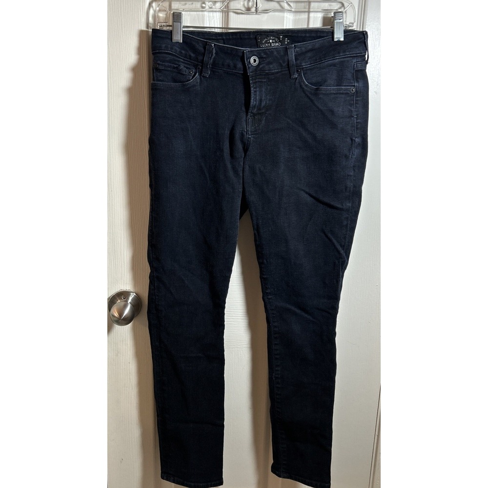 Lucky Brand Jeans Womens 8 29 Lolita Skinny Ankle Stretch Denim Jeans Dark Wash